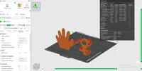 200% scale no supports 0.2mm layer, 2 walls, 5% infill