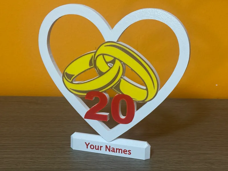Anniversario di matrimonio di 20 anni.