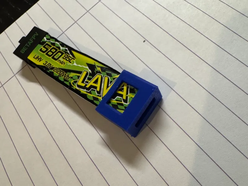 FPV 1s battery bash guard for BetaFPV LAVA II
