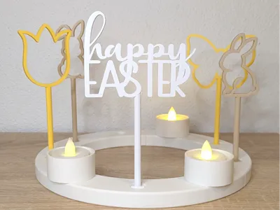 Easter Decorative Ring with various inserts