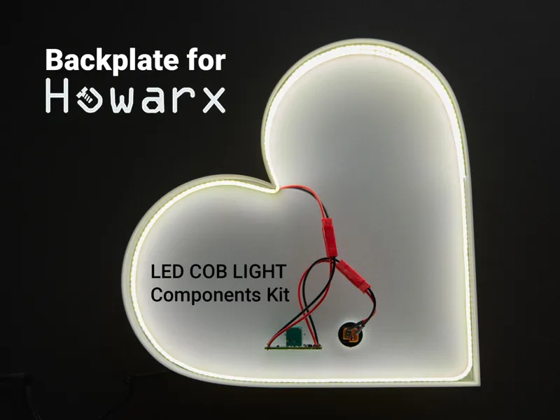 Lovers Valentine Backplate for Howarx COB Light