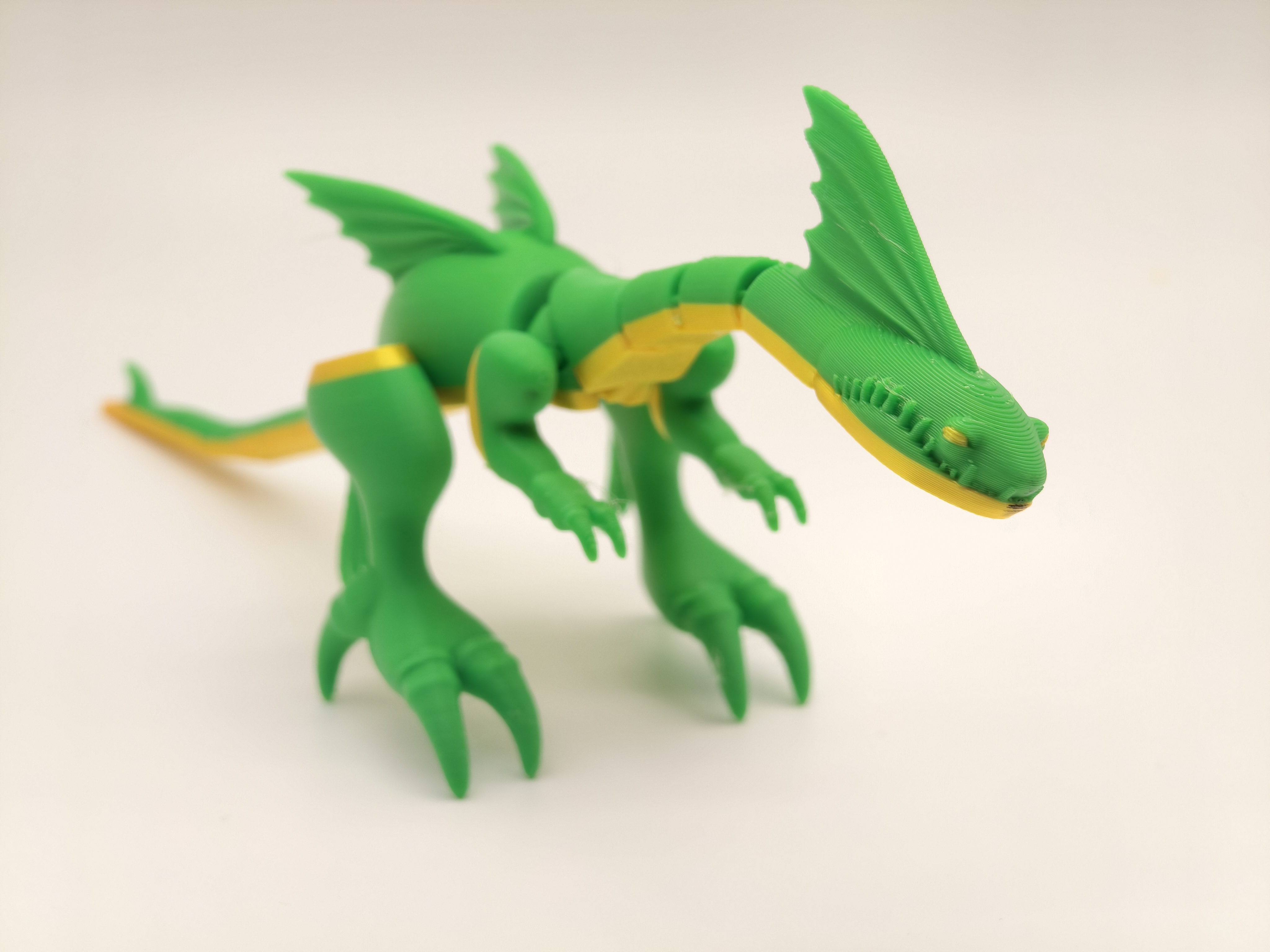Miniatura 1 do modelo 3D 驯龙高手风刺龙，MINI可打无需支撑，手机直接打即可