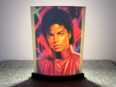 Michael Jackson - Thriller - Lithophane