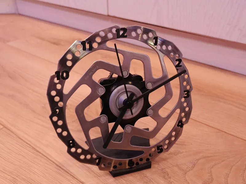 Bike Brake Rotor Clock–180 mm Center-Lock Edition