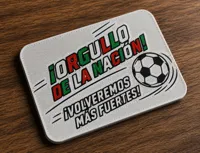 3D-printed emblem designed to be glued onto a koozie