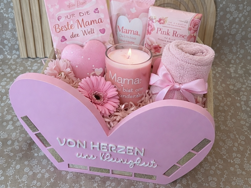 Klötzchen Korb Herz