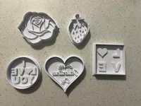 Emporte-pièces et tampons Saint-Valentin — photo 2