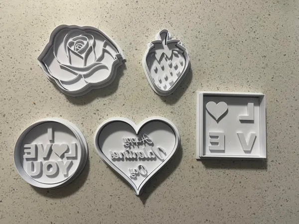 Emporte-pièces et tampons Saint-Valentin