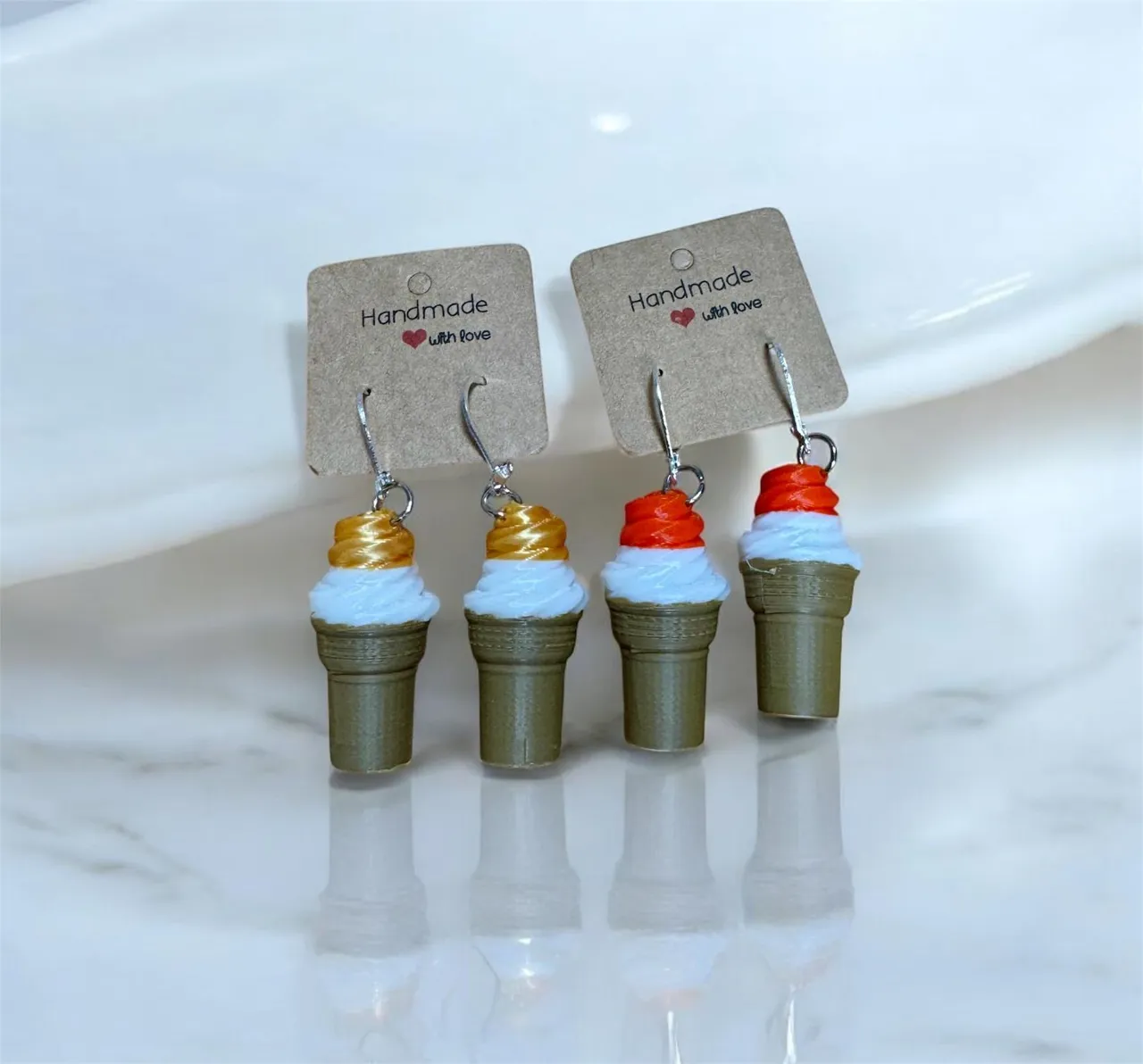 Soft-Serve Wafer-Cone Earrings view 2