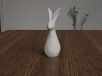 Lapin sculpture décoratif — Pâques — photo 1