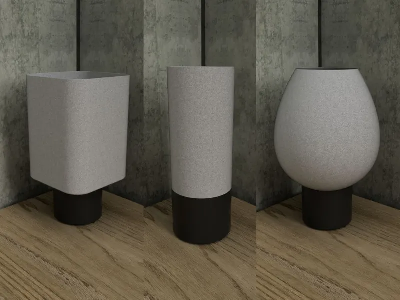 Modern Modular Lamp - Easy Twist Change