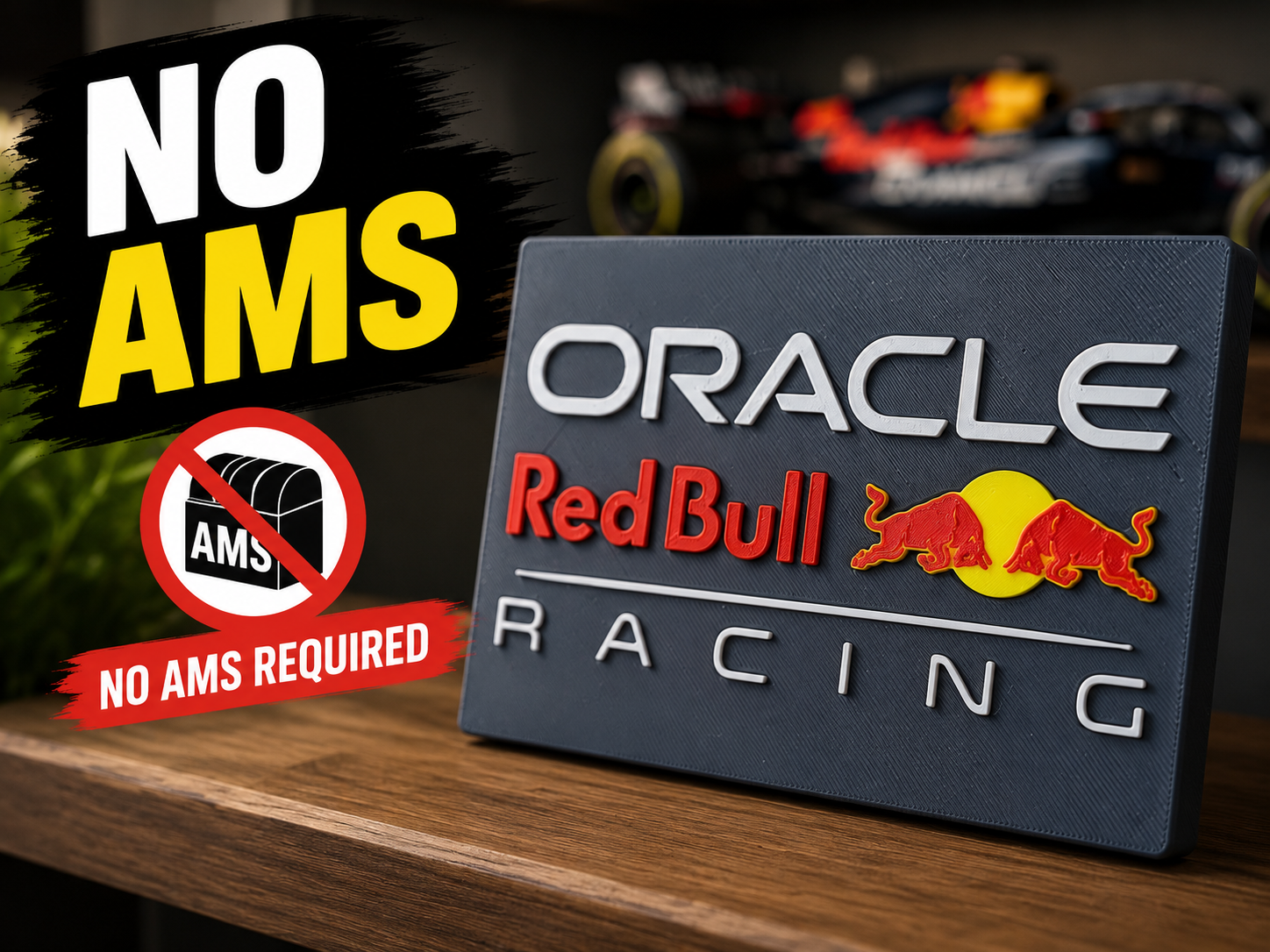 Oracle Red Bull Racing Logo | No AMS Required