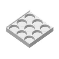 Porte-flacons Gridfinity pour peintures Angelus — photo 3