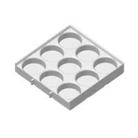 Porte-flacons Gridfinity pour peintures Angelus — photo 4