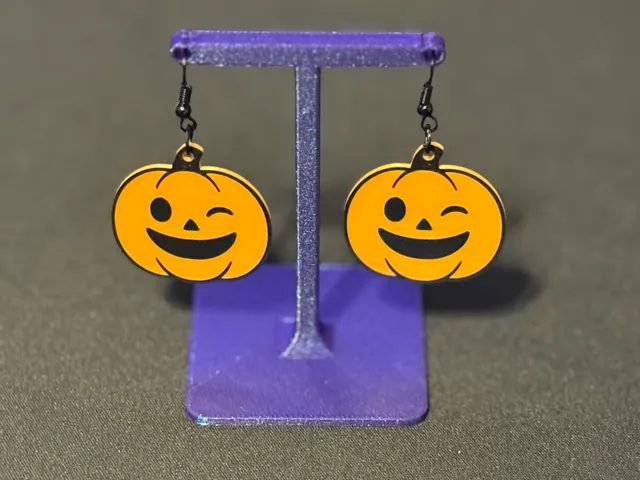 Jack o'lantern pumpkin Earrings