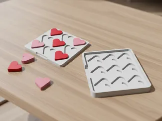 Hearts Tic Tac Toe