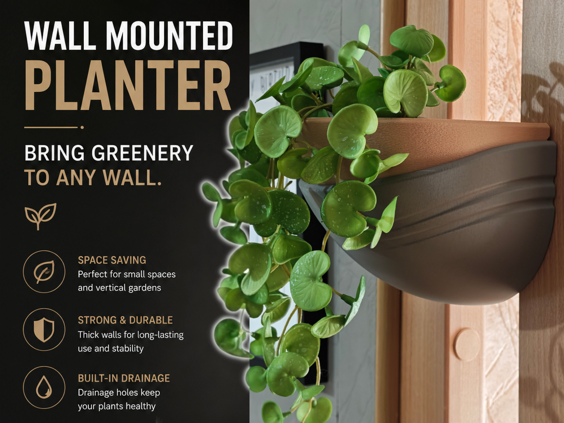 Wall Mounted Planter WAVE
