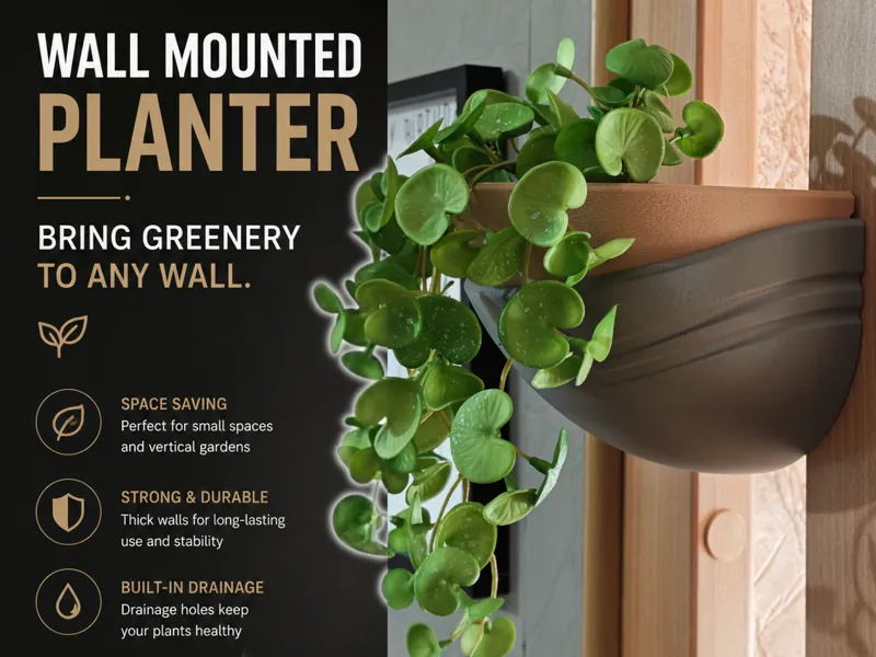 Wall Mounted Planter WAVE