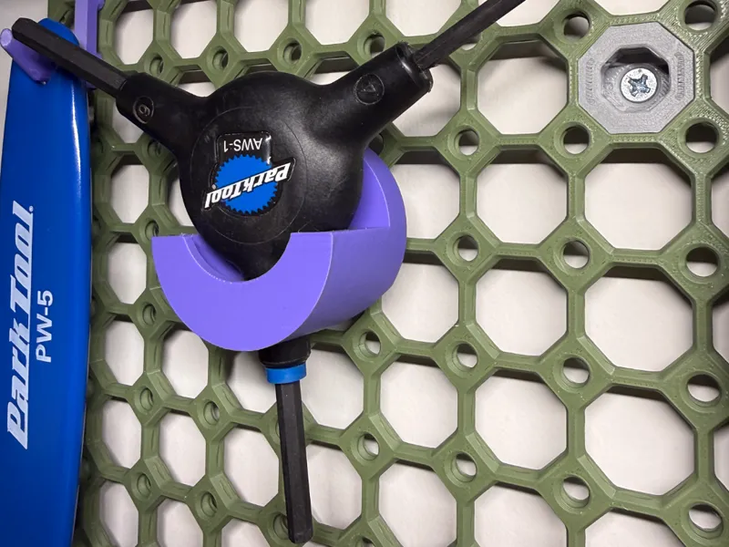 Park Tool AWS-1 Hex Tool Holder - Multiboard