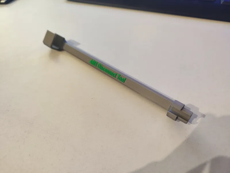 Bambu Lab AMS Disconnect Tool for printers standing close to the wall