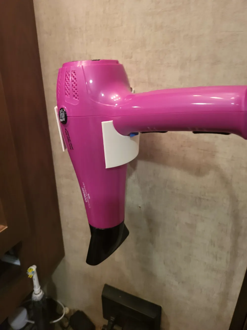 Wall Mount For A Conair Cordkeeper Style Hairdryer Will Work With Most wall-mount-for-a-conair-cordkeeper-style-hairdryer-will-work-with-most