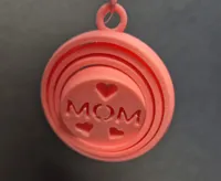 Porte-clés fidget MOM cœur gyroscopique — photo 4