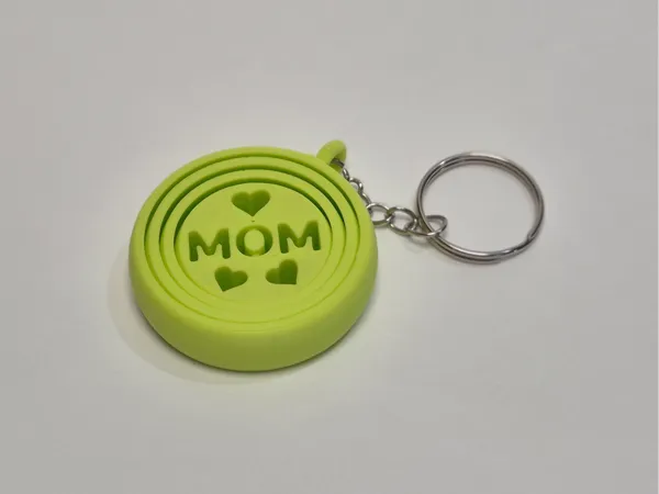 Porte-clés fidget MOM cœur gyroscopique