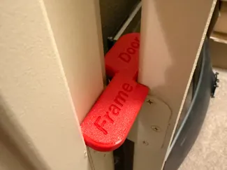 Hinge Door Stop - Cat, Dog, and Robot Vacuum Safe