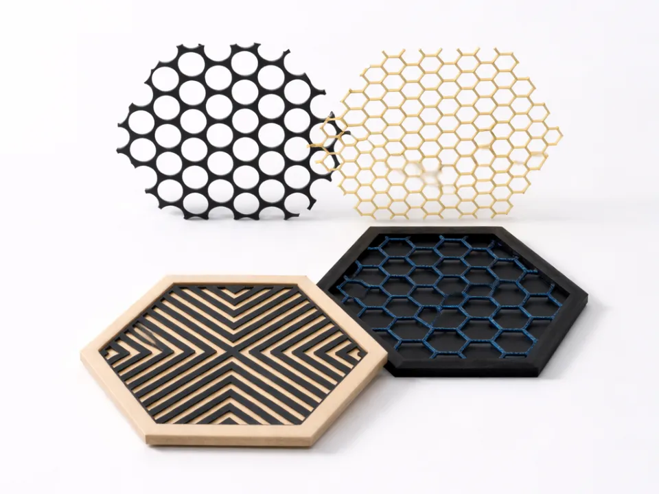 HexaSwap Coasters – Modular Pattern System - Free 3D Print Model ...