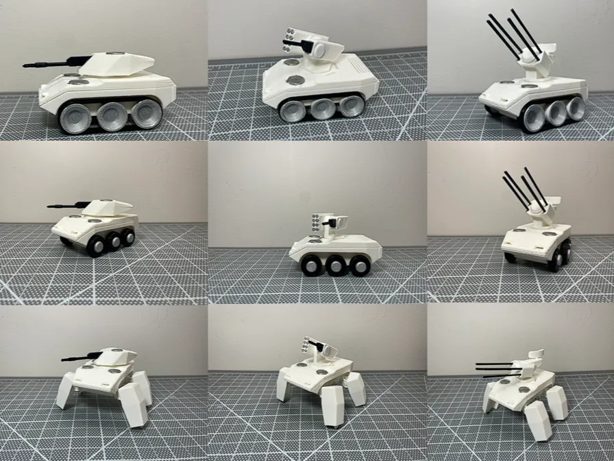 Char léger modulaire