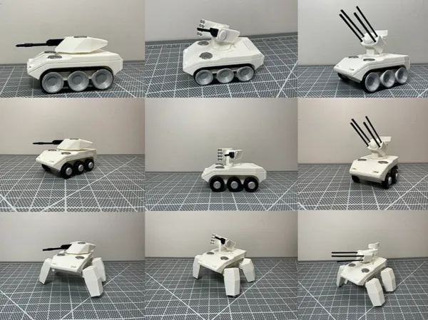 Char léger modulaire