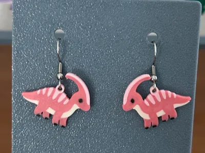 dinosaur earrings