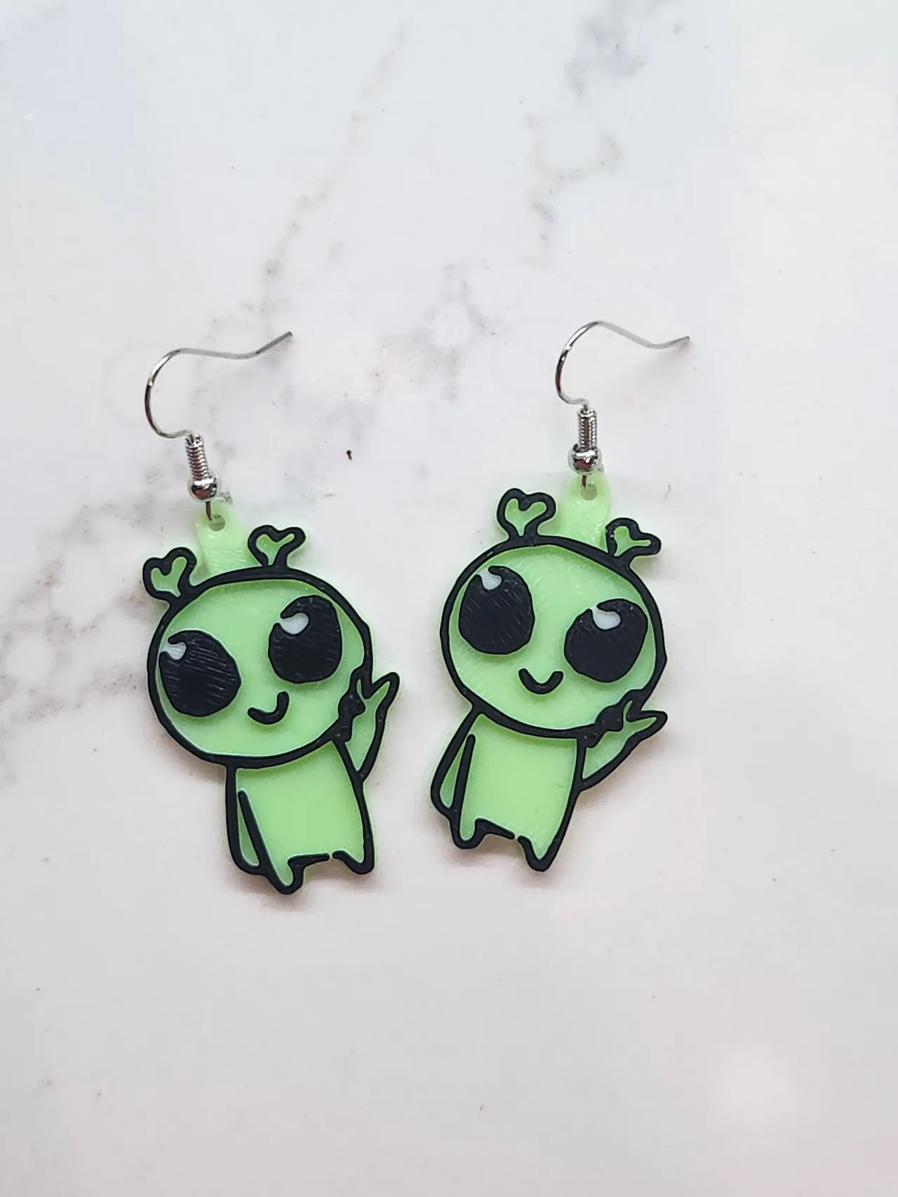 Alien Earrings view 2