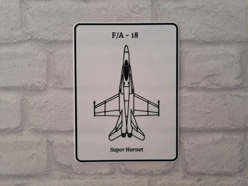 F/A - 18 Super Hornet - Blueprint