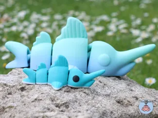 Articulated Swordfish Toy – Flexi Ocean Friend