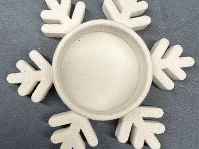 Snowflake Candel Holder