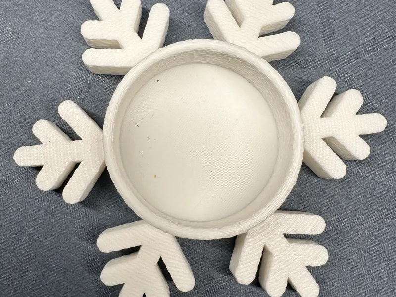 Snowflake Candel Holder