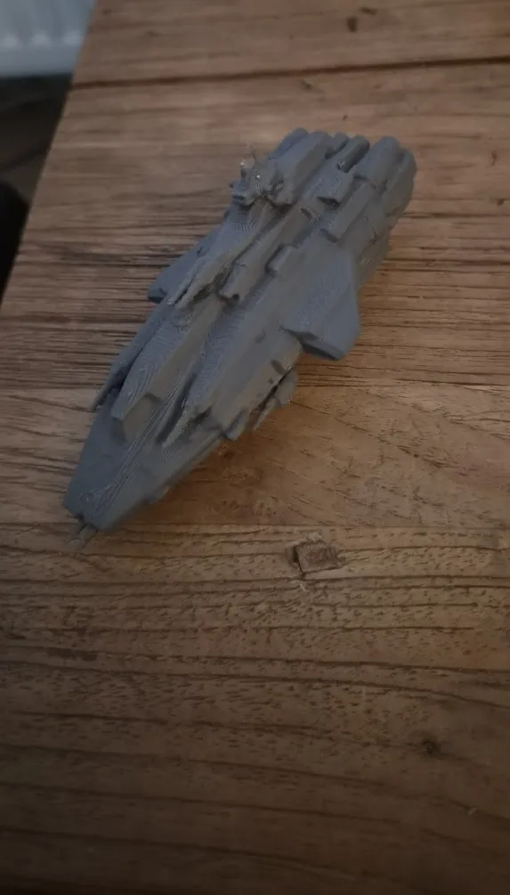 Spaceship battlecruiser - Free 3D Print Model - MakerWorld