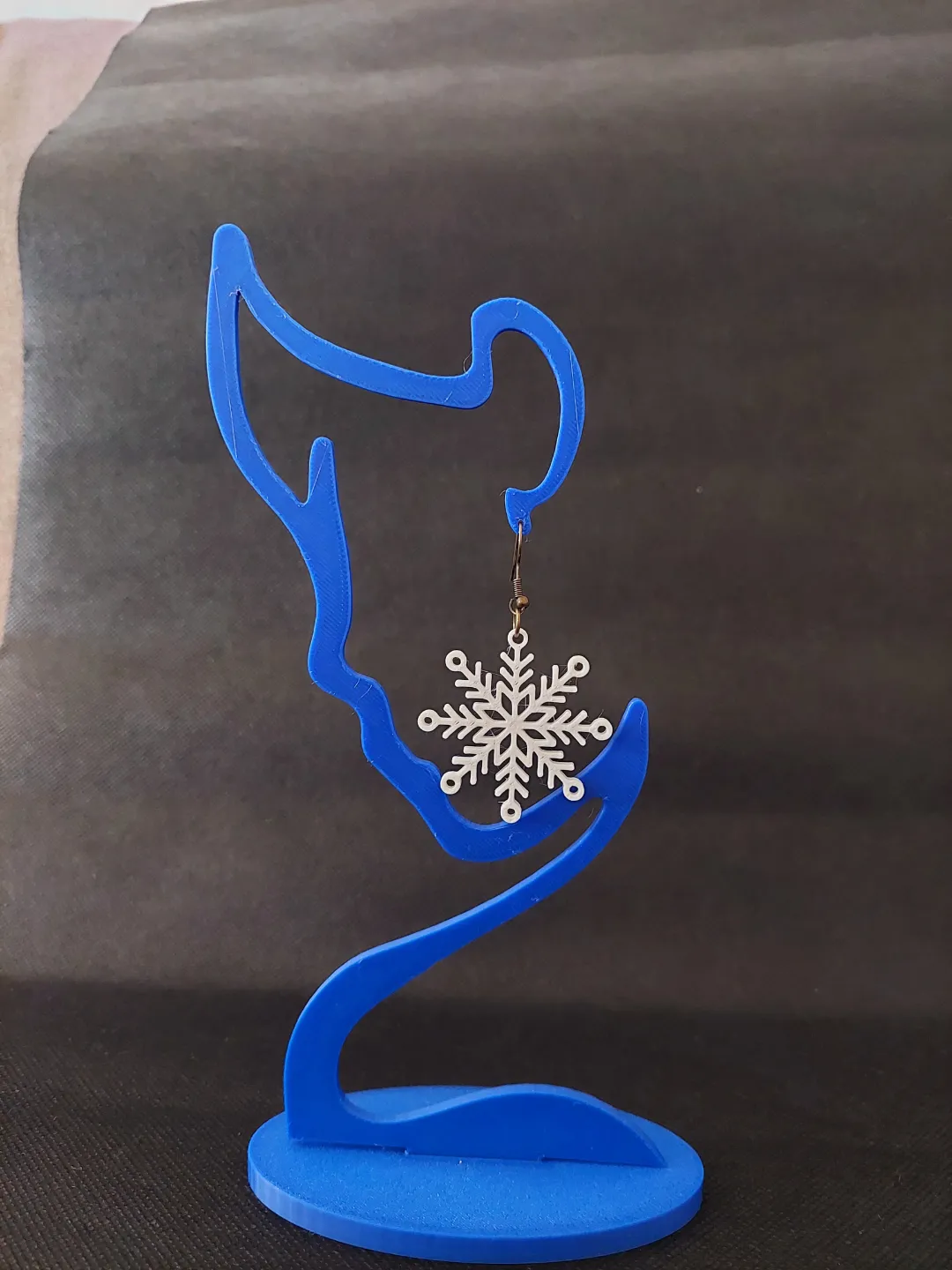 Christmas Snowflake v2 Earrings view 2