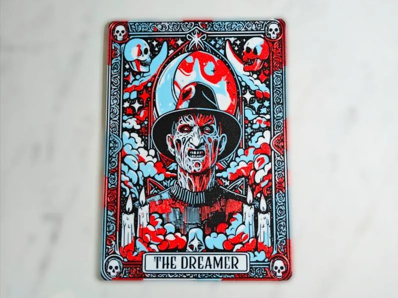 Freddy Kruger Ornate Halloween Card