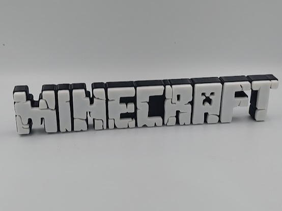 Minecraft Logo White