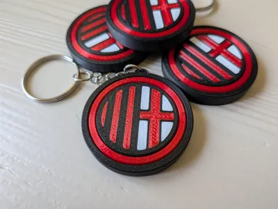 Milan Gyro Keychain