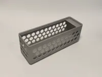 Bac Gridfinity 1x3 à parois hexagonales — photo 2