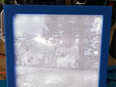 Lithophane frame