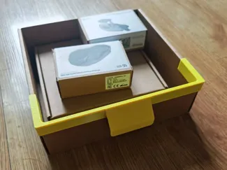 耗材纸盒加固拉手