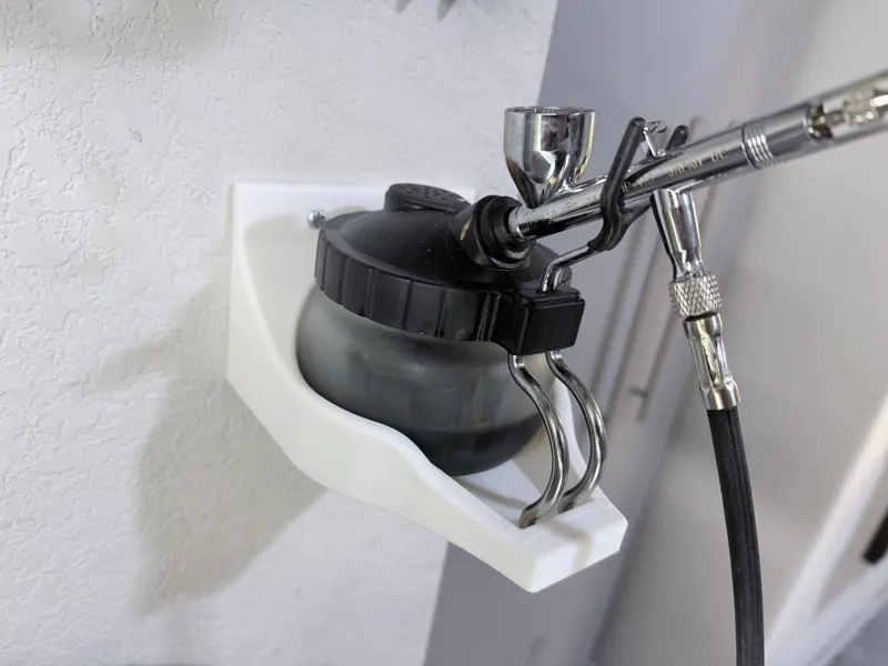 Airbrush Cleaning Pot Wall Mount