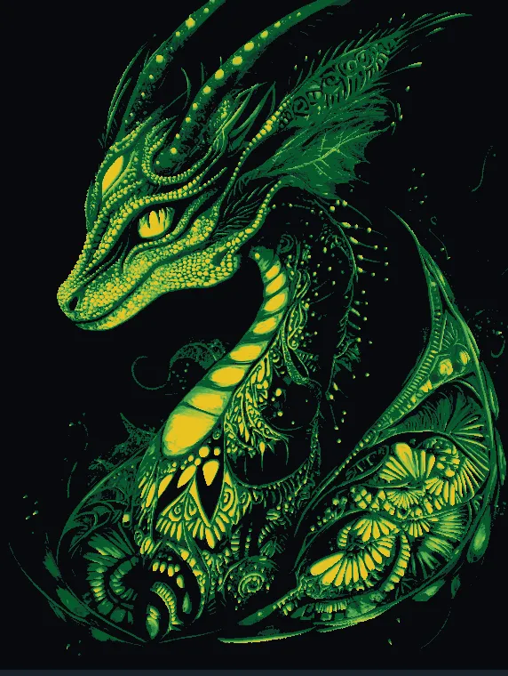 Tribal Earth Dragon
