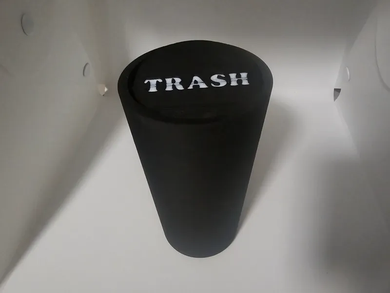 Car Cup Holder Trash Can Flip Top Lid Keep Clean