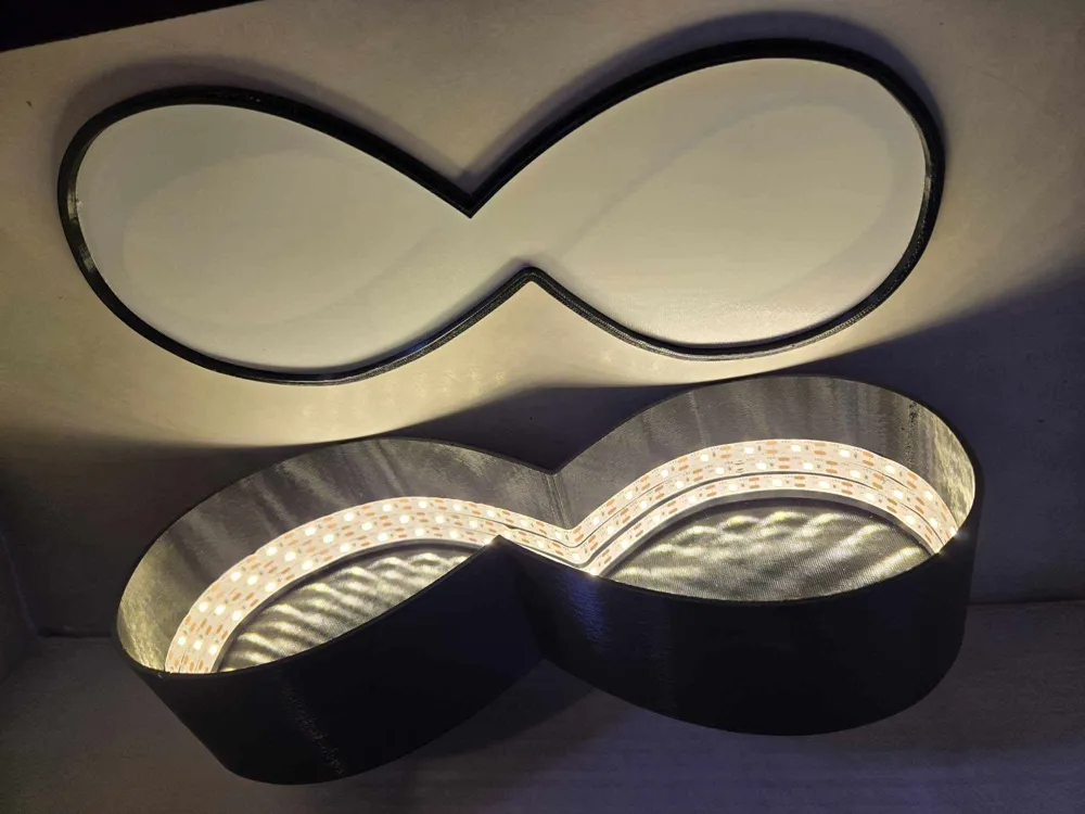 Autism awareness infinity ribbon light box by johnsrestoandfab - MakerWorld
