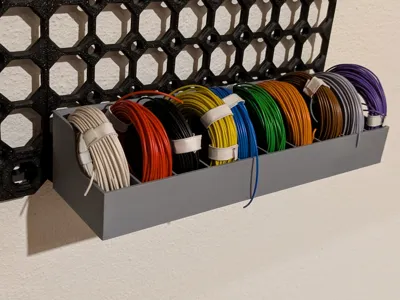 Multiboard Bin with Dividers - Wire Holder